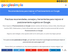 Tablet Screenshot of googleessimple.com
